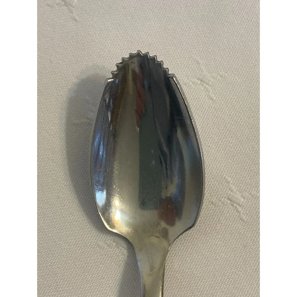 Superior Stainless Night Sky  Atomic Starburst 6 Grapefruit Spoons Flatware
